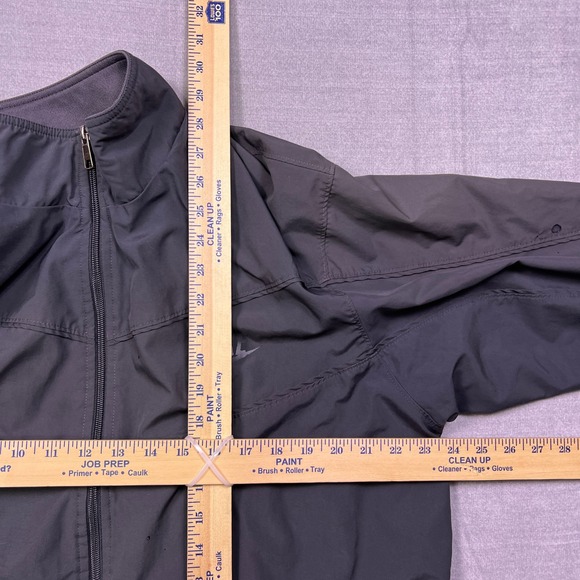 VTG Nike Y2K Sportswear Windbreaker Jacket Gray Full Zip Mens XL Lightweight - Picture 5 of 11